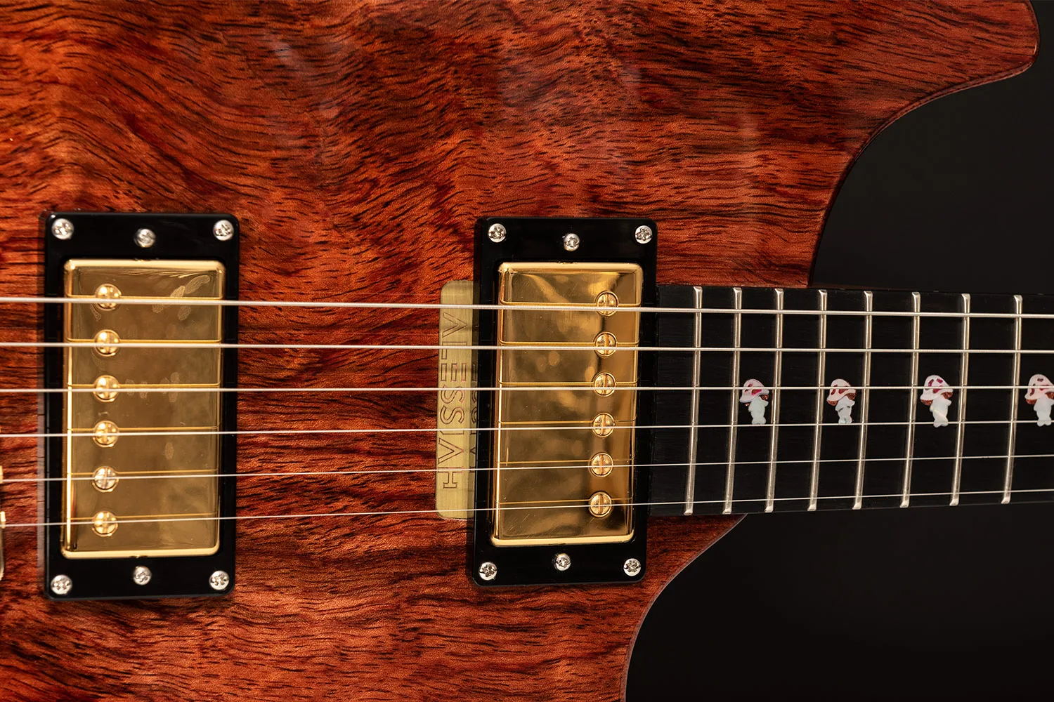 This guitar is called Mushy and was built by - Augustin is a luthier with over 15 years of experience, specializing in custom guitars