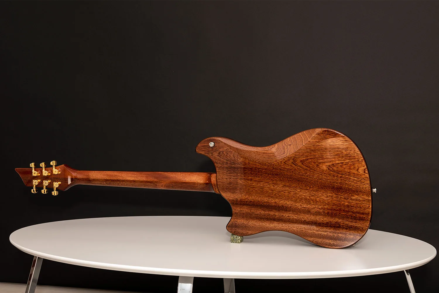 This guitar is called Mushy and was built by - Augustin is a luthier with over 15 years of experience, specializing in custom guitars