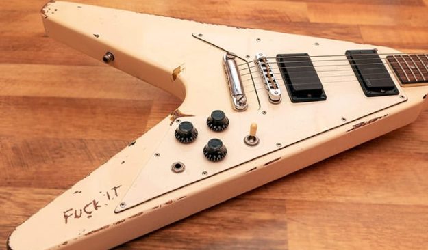 James Hetfield’s white Electra Kill 'Em All Flying V
